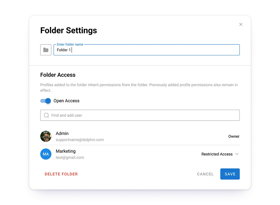 Dolphin{anty} workspace screenshot — proxy management